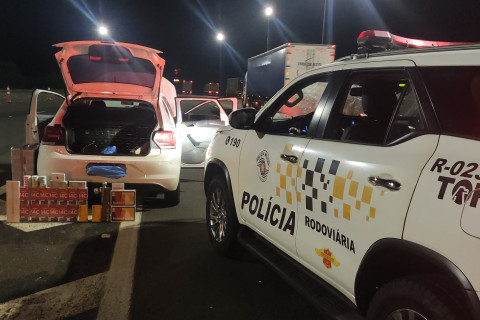 TÁTICO OSTENSIVO RODOVIÁRIO PRENDE CRIMINOSO POR DESCAMINHO EM RODOVIA DE SANTA CRUZ DO RIO PARDO/SP