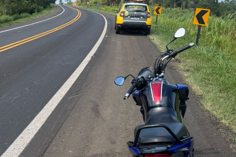 Polícia Militar de Siqueira Campos apreende motocicleta furtada