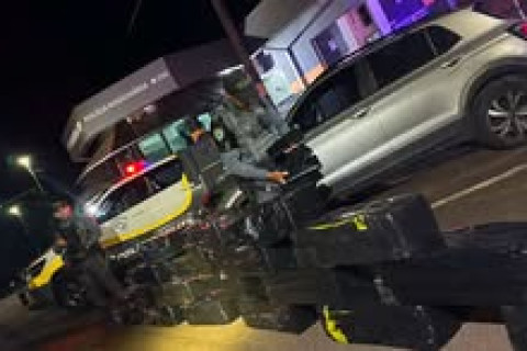 TOR PRENDE TRAFICANTE COM QUASE MEIA TONELADA DE MACONHA APÓS TENTATIVA DE FUGA EM OURINHOS/SP