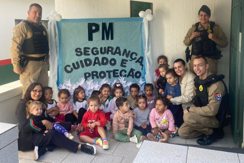 POLÍCIA MILITAR DE BANDEIRANTES E ANDIRÁ CRIA PROJETO DE VISITAS COMUNITÁRIAS AOS CENTROS MUNICIPAIS DE EDUCAÇÃO INFANTIL