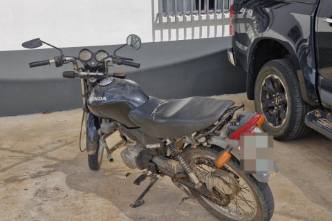 Polícia Militar de São José da Boa Vista apreende motocicleta adulterada