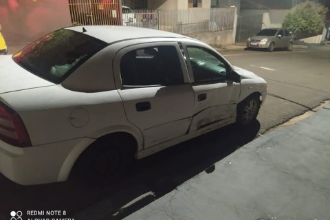 Acidente de trânsito na BR 369 no trevo de Santa Mariana
